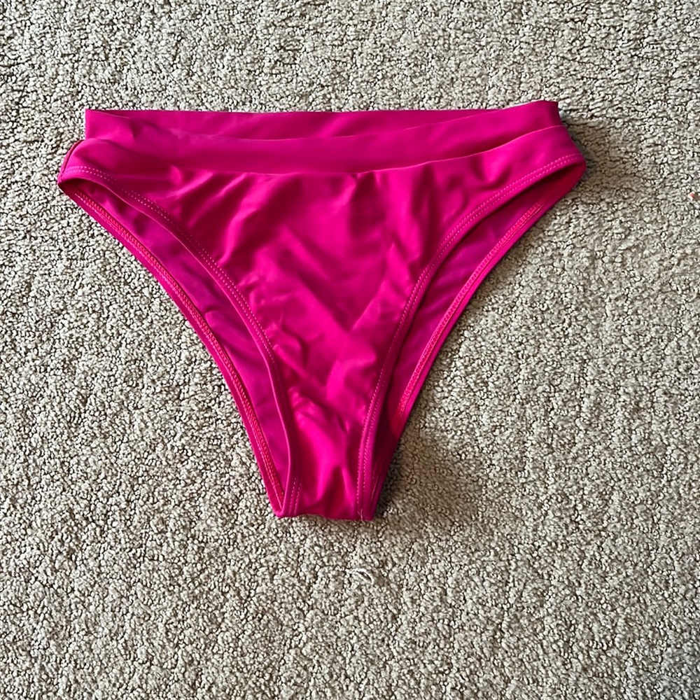 Hot pink bikini bottoms